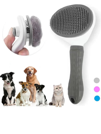 Self-Cleaning Pet Hair Brush