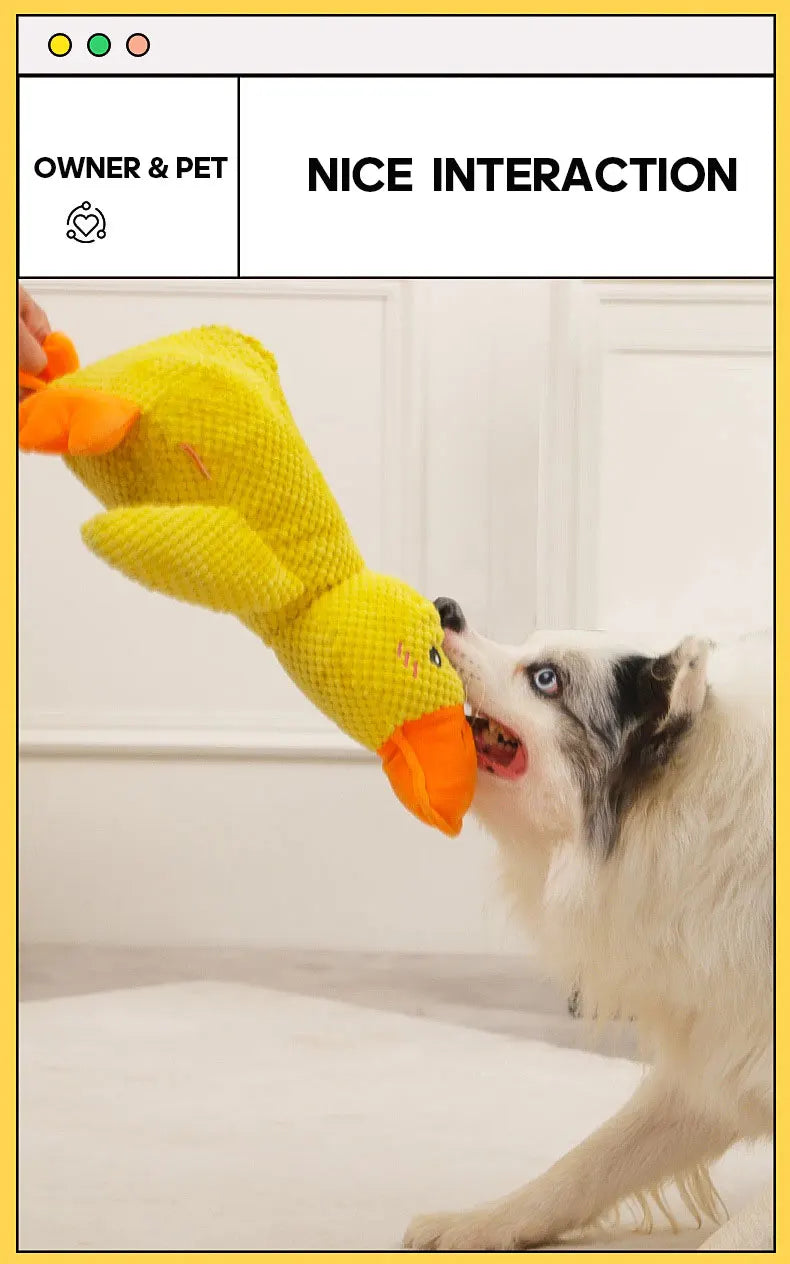 Stomping Duck Bite Resistant Toy