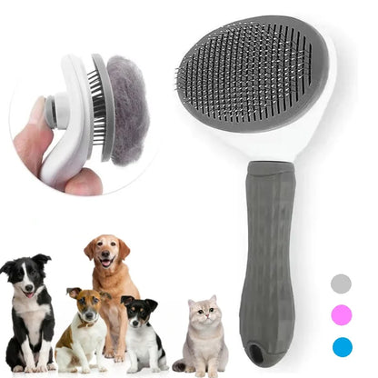 Self-Cleaning Pet Hair Brush