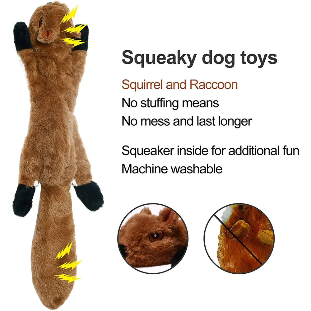 Squeaky Plush Dog Toy