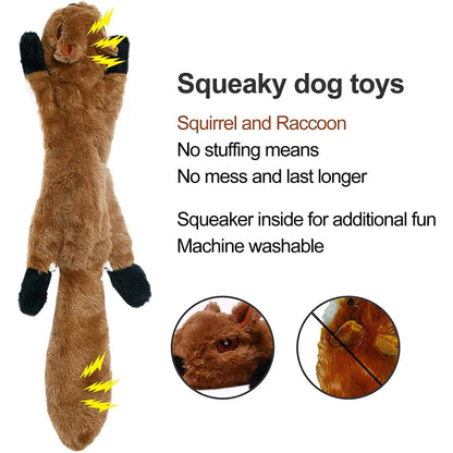 Squeaky Plush Dog Toy