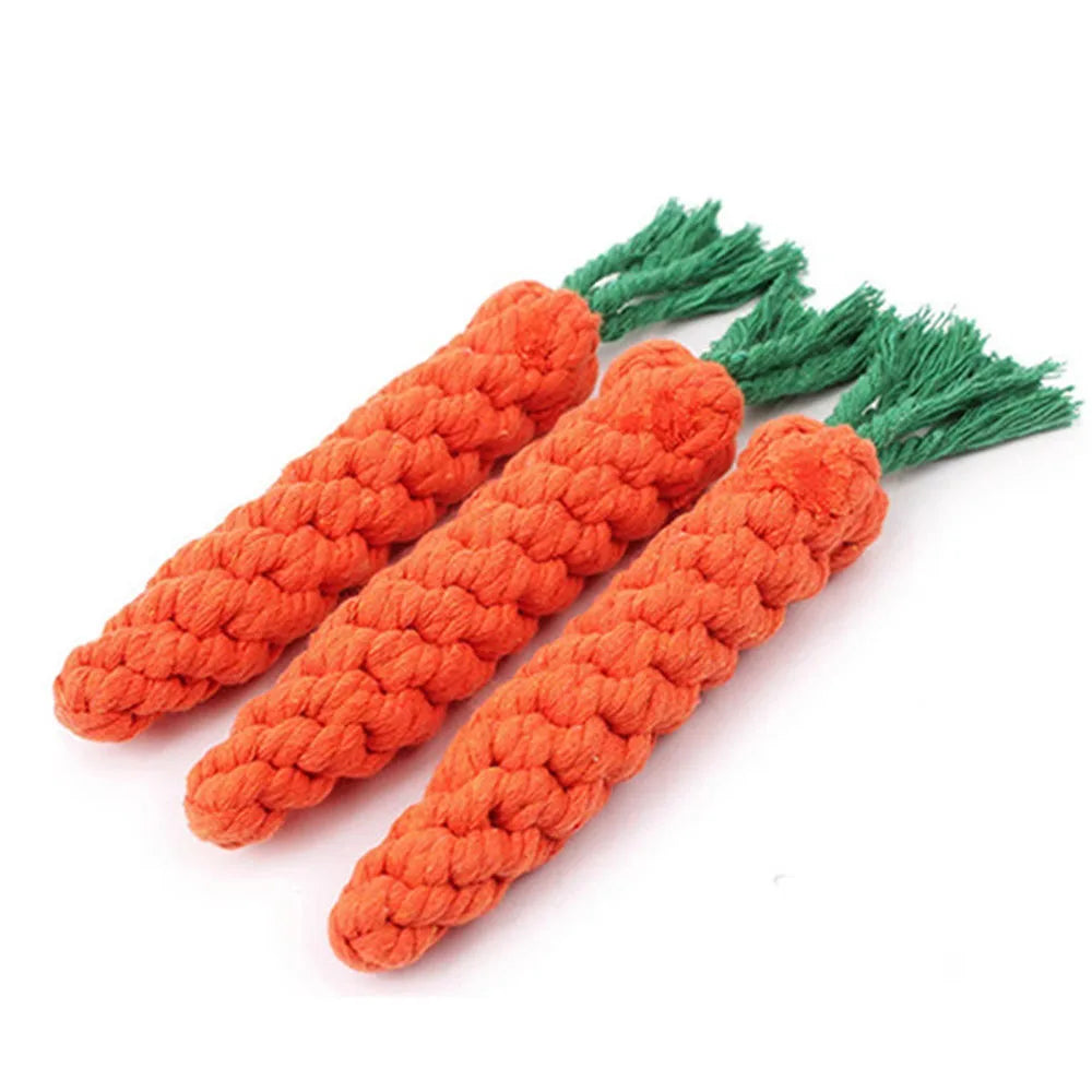 Carrot Rope Dog Chew Toy