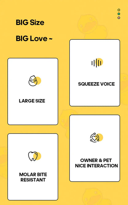 Stomping Duck Bite Resistant Toy