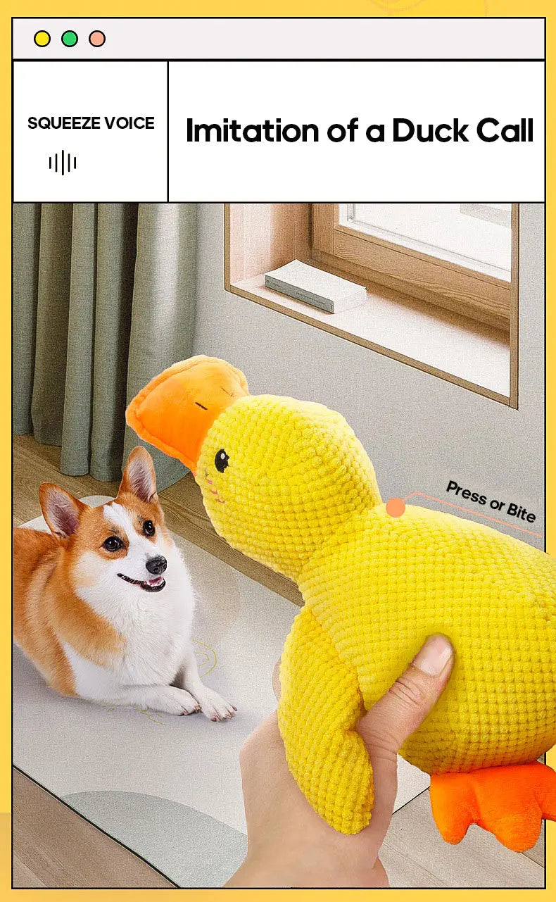 Stomping Duck Bite Resistant Toy
