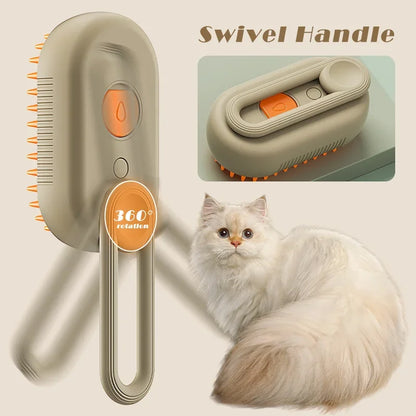 3-in-1 Steam Cat Brush