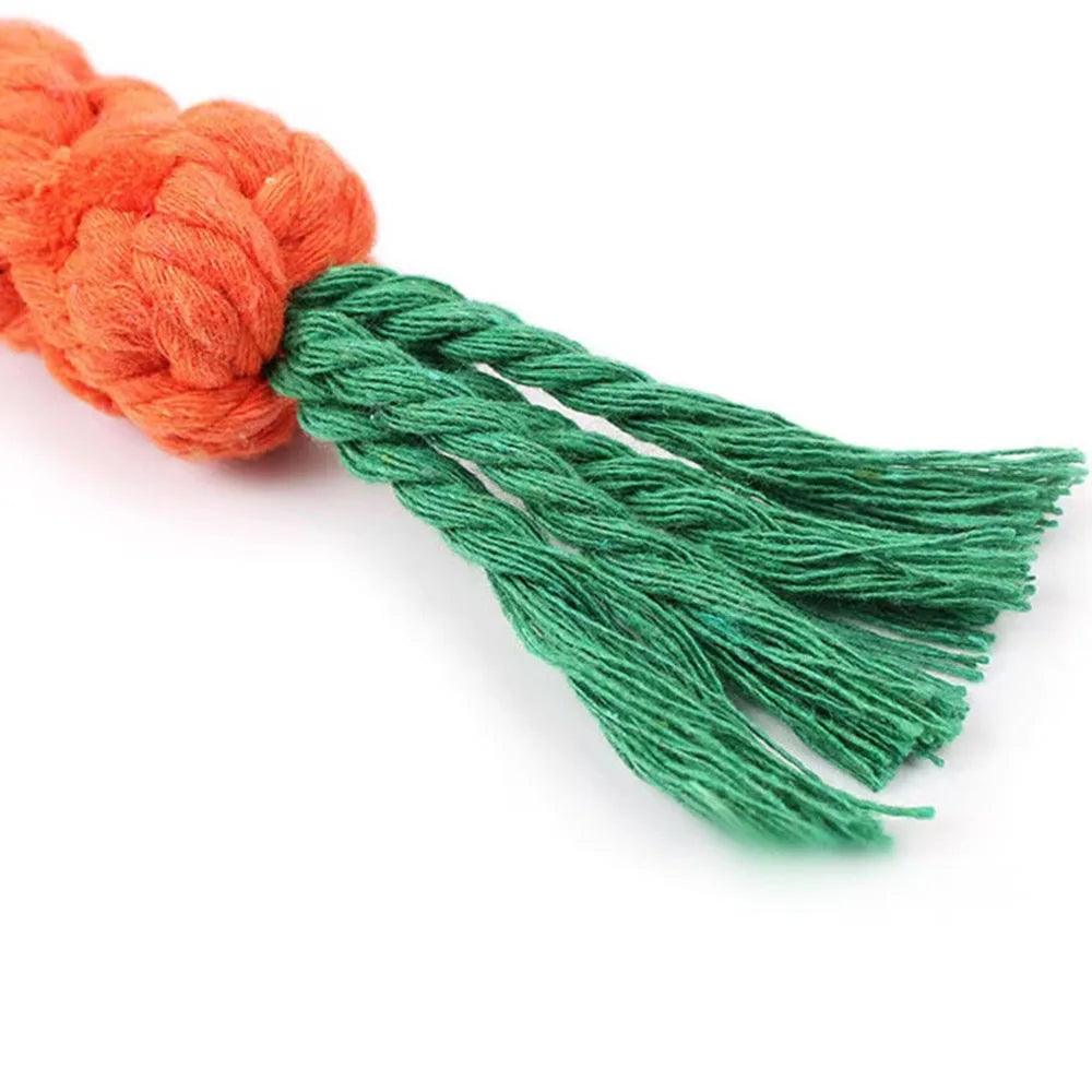 Carrot Rope Dog Chew Toy
