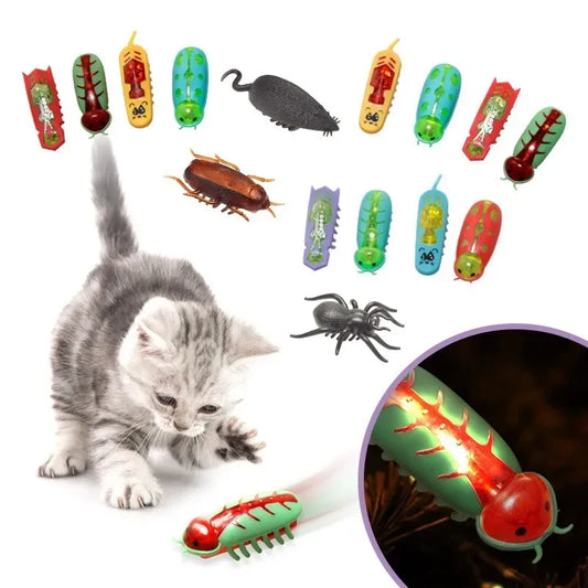 Mini Electric Bug Cat Toy