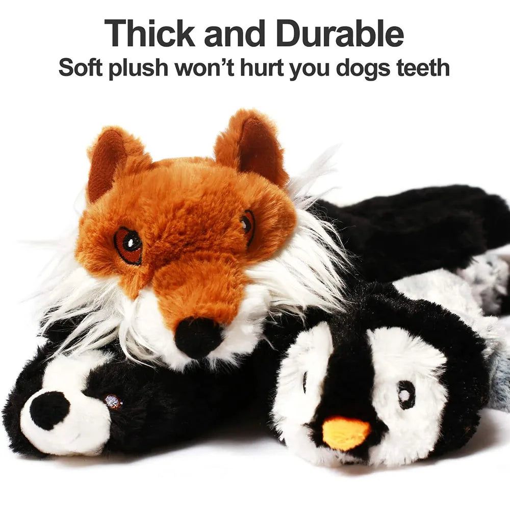 Squeaky Plush Dog Toy