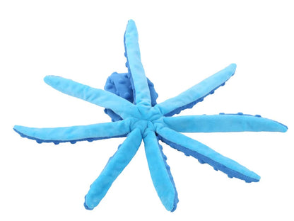 Plush Octopus Squeaky Dog Toy