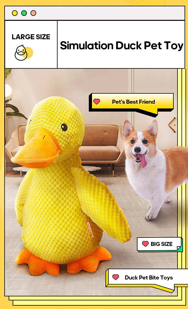 Stomping Duck Bite Resistant Toy