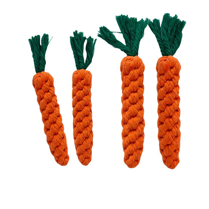 Carrot Rope Dog Chew Toy